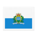 San Marino Flag Postcard