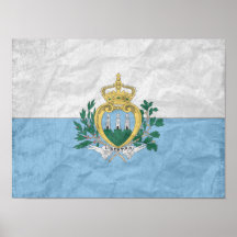 San Marino Flag Posters