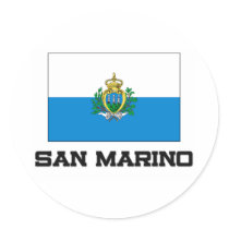 San Marino Flag stickers by tshirtshirts San Marino Flag stickers