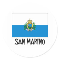 San Marino Flag stickers by flagshirt San Marino Flag stickers