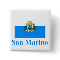 San Marino Flag with Name buttons