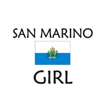 SAN MARINO GIRL t-shirts by flagshirt SAN MARINO GIRL t-shirts