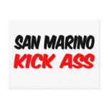 San Marino Kick Ass Postcard