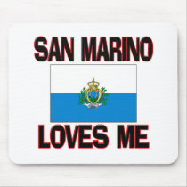 San Marino Loves Me mousepads by flagshirt San Marino Loves Me mousepads