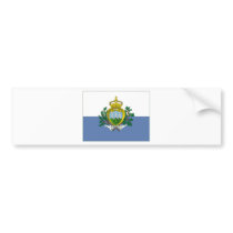 San Marino National Flag bumper stickers by All_Flags San Marino National Flag bumper stickers