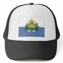 San Marino National Flag hats