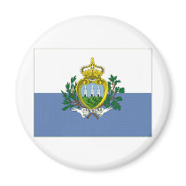 San Marino National Flag magnets by All_Flags San Marino National Flag magnets