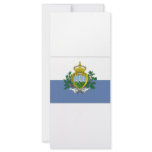 San Marino National Flag Personalized Rack Card