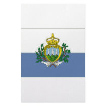 San Marino National Flag Customized Stationery