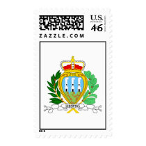 San Marino Official Coat Of Arms Heraldry Symbol postage
