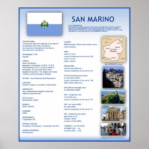 San Marino Poster