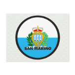 San Marino Roundel quality Flag Postcards