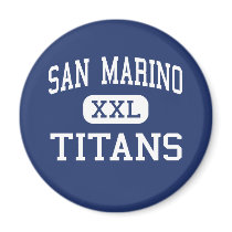 San Marino - Titans - High - San Marino California magnets by customteamsportswear San Marino - Titans - High - San Marino California magnets