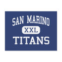 San Marino - Titans - High - San Marino California postcards