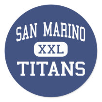 San Marino - Titans - High - San Marino California stickers by customteamsportswear San Marino - Titans - High - San Marino California stickers