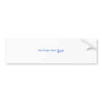 San Onofre State Beach California Classic Design Bumper Sticker