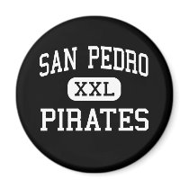 San Pedro - Pirates - High - San Pedro California magnets