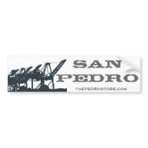 San Pedro Port of LA Stuff Bumper Stickers