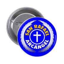 San Rafael Arcangel Button