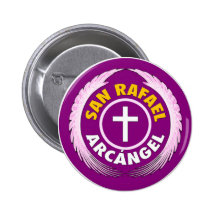 San Rafael Arcangel Pinback Button