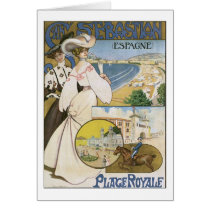 San Sebastian Espana Place Royale cards by vintagegiftmall San Sebastian Espana Place Royale cards