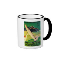 San Sebastian Vintage PosterEurope Coffee Mug