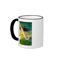San Sebastian Vintage PosterEurope Mugs