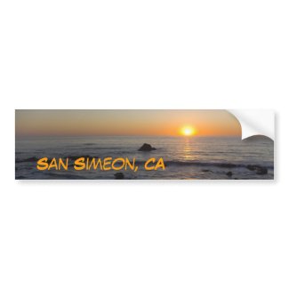 San Simeon, CA Bumper Stickers