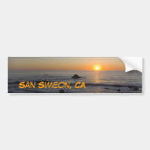 San Simeon, CA Bumper Stickers