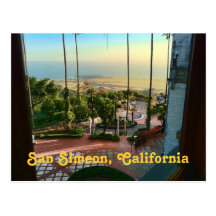 San Simeon Ocean View Postcard