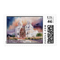 San Xavier Mission USPS postage stamp...