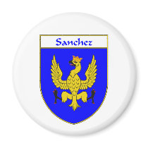 Sanchez Coat of Arms/Family Crest magnets by NameGame Sanchez Coat of Arms/Family Crest magnets