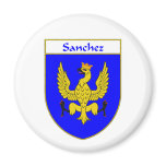 Sanchez Coat of Arms/Family Crest magnets