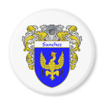 Sanchez Coat of Arms (Mantled) Magnet