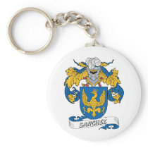 Sanchez Family Crest Keychains