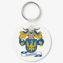 Sanchez Family Crest keychains