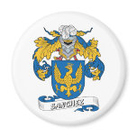 Sanchez Family Crest Refrigerator Magnets