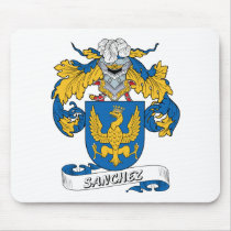 Sanchez Family Crest Mouse Mat