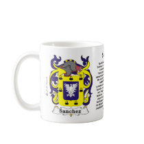 Sanchez Family Crest on a mug