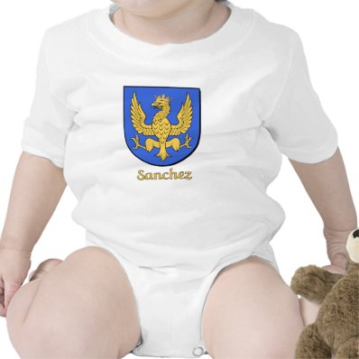 Sanchez Family Shield Baby Bodysuits