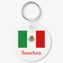 Sanchez Mexican Flag keychains