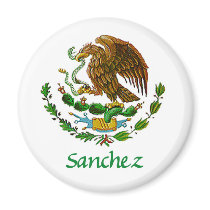 Sanchez Mexican National Seal Fridge Magnets