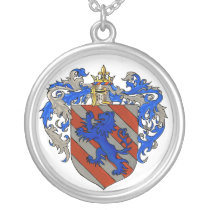 Sanchez (of Asturias) Coat of Arms Necklace