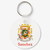 Sanchez Shield of Puerto Rico keychains