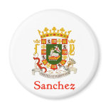Sanchez Shield of Puerto Rico Magnets