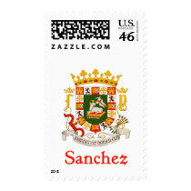 Sanchez Shield of Puerto Rico postage