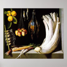 Sanchez - venison vegetables and fruits print