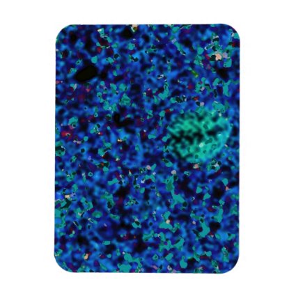 sand abstract shell blue dark magnet