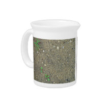 Sand and weeds drink pitcher