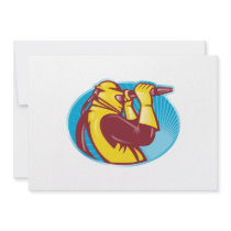 sand blaster sandblasting sandblaster worker retro personalized invites